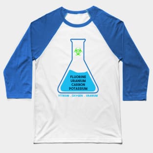 Fluorine Uranium Carbon Potassium (Design 2) Baseball T-Shirt